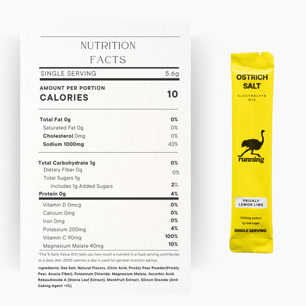 Ostrich Salt nutrition facts