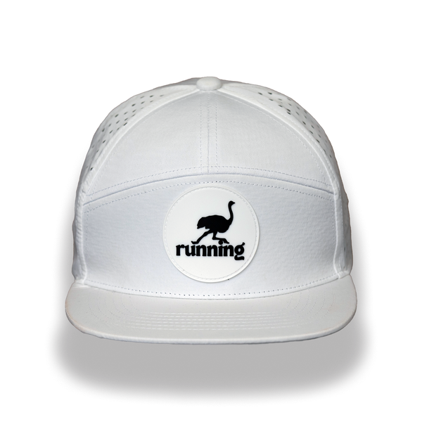 Ostrich Running Monocolor | White